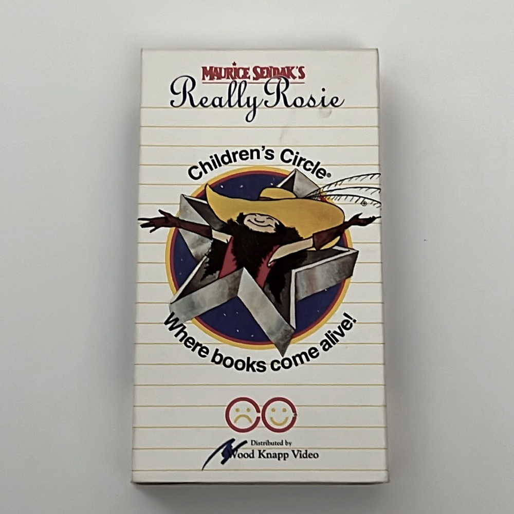 6/$20 Maurice Sendak’s Really Rosie Children’s Circle Movie VHS Video Cassette